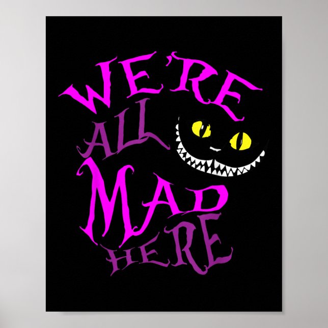 Cheshire Cat - var alla här Poster (Framsidan)