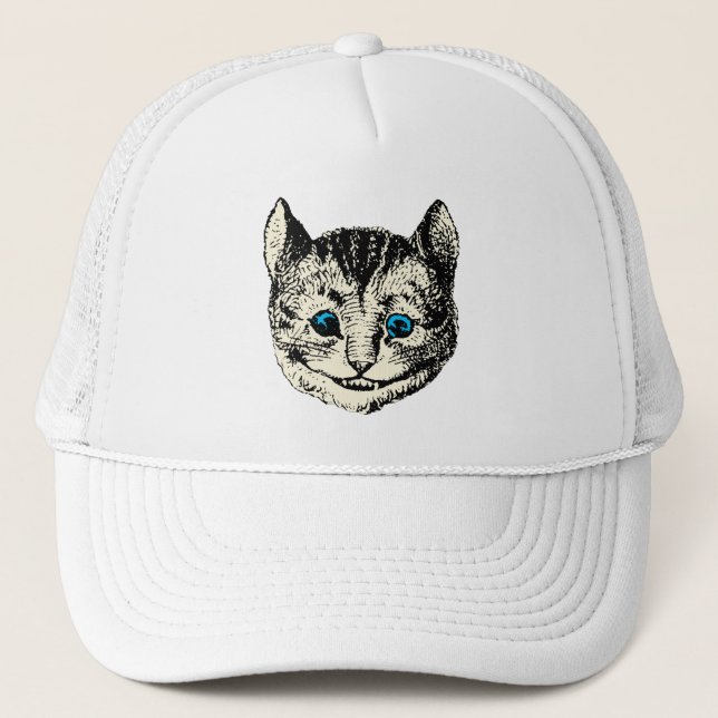 Cheshire Cat - Vintage Alice i underlandet Truckerkeps (Framsida)