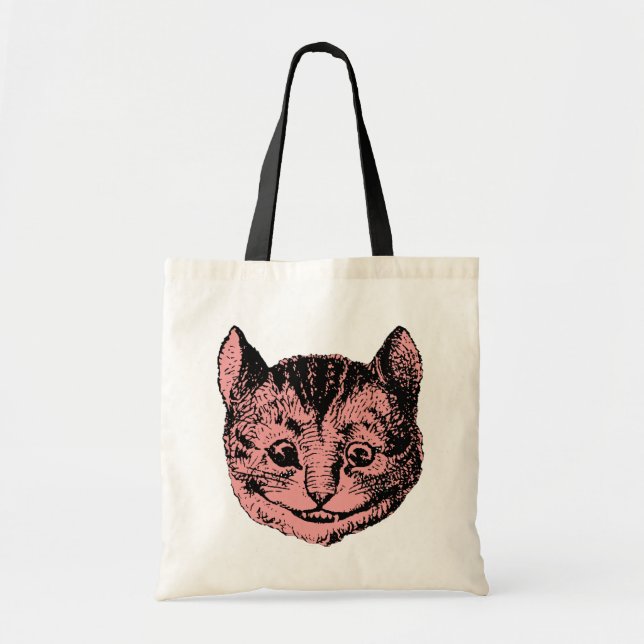 Cheshire Cat - Vintage Alice i underlandet Tygkasse (Framsidan)