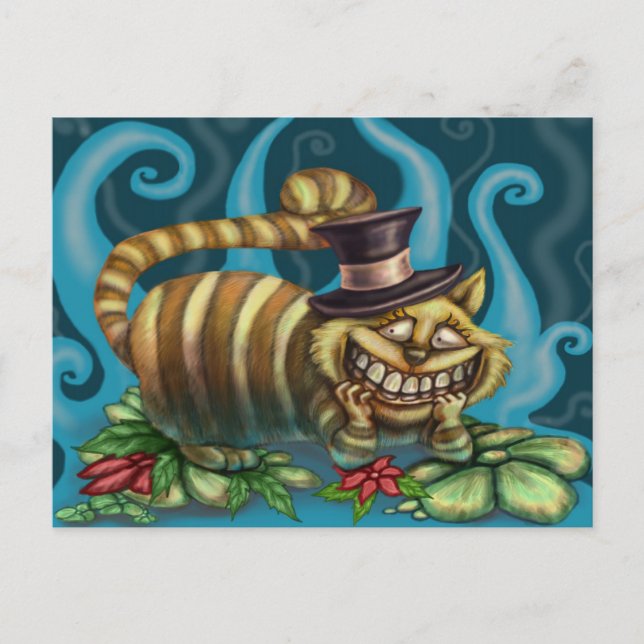 Cheshire Cat Vykort (Framsida)