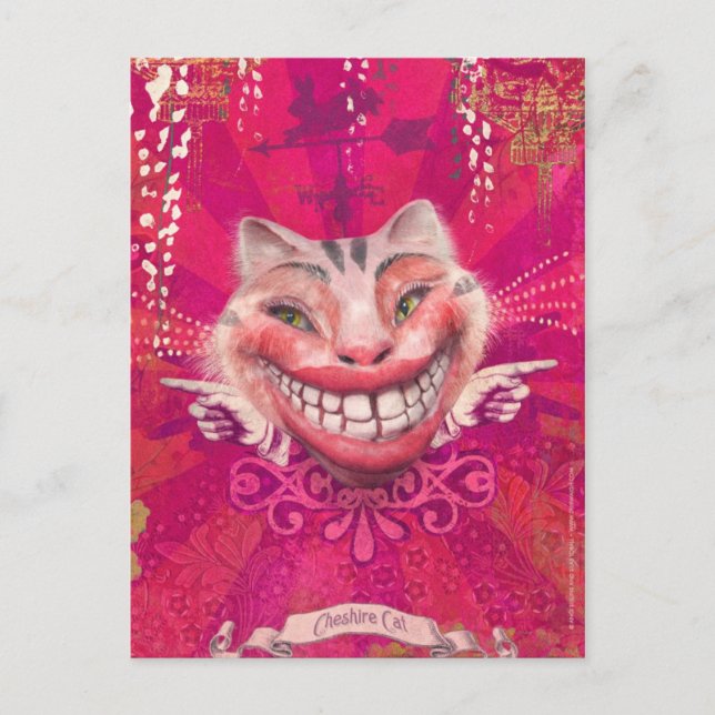Cheshire Cat Vykort (Framsida)