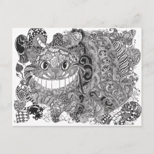 Cheshire Cat Vykort