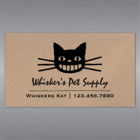 Cheshire Cat with Long Whiskers | Crazy Black Cat