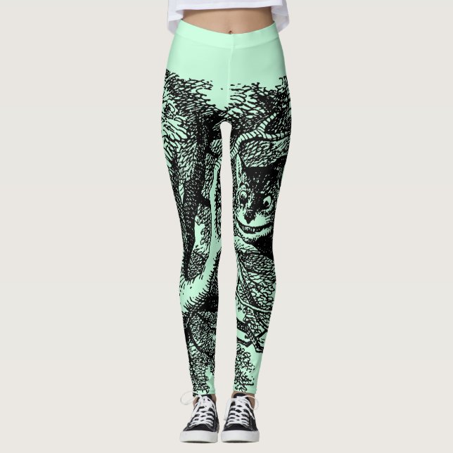 Cheshire flin damasker leggings (Framsida)