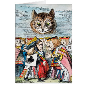 Cheshire katt, 1865 OBS kort