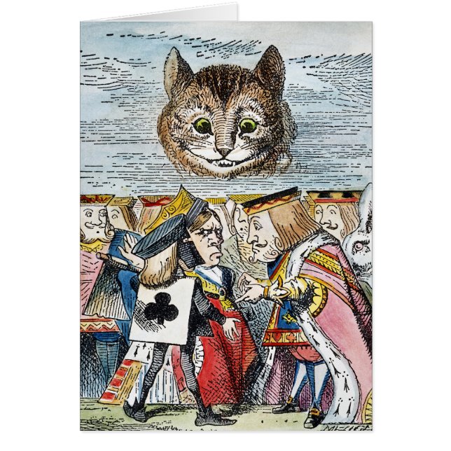 Cheshire katt, 1865 OBS kort (Framsidan)