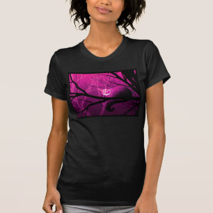 Cheshire katt bland träd tee shirt