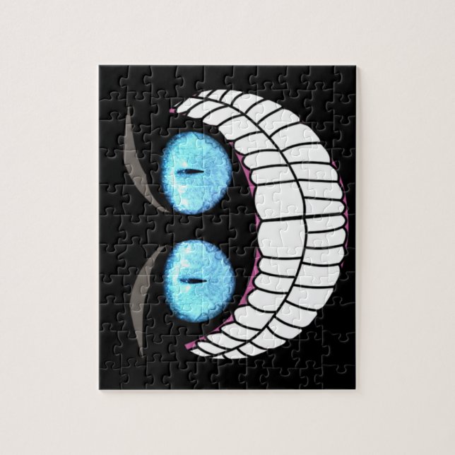 Cheshire katt - blåttögapussel pussel (Vertikal)