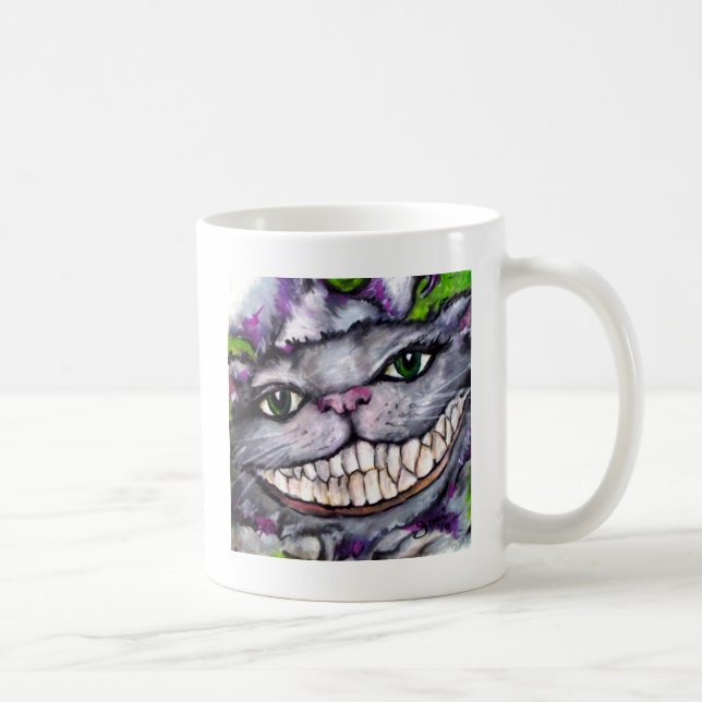 Cheshire katt kaffemugg (Höger)