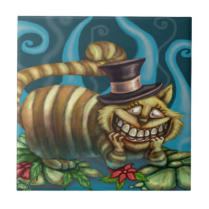 Cheshire katt kakelplatta