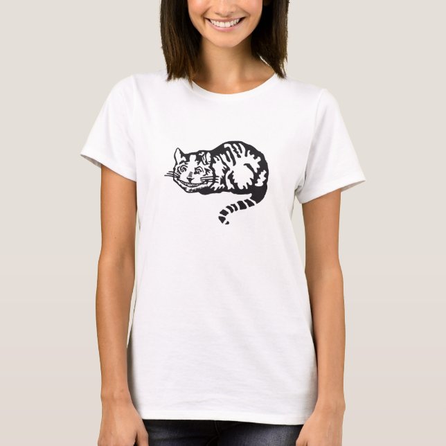 Cheshire-katt T-shirt (Framsida)