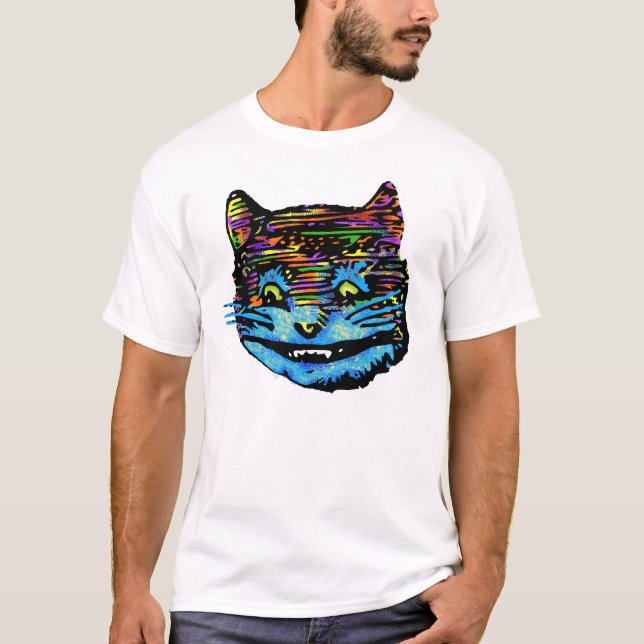 Cheshire katt t-shirt (Framsida)