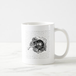Cheshire katt - vi är alla tokiga här kaffemugg
