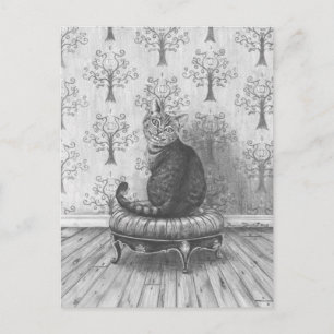 Cheshire katt - vykort