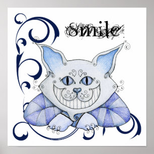Cheshire kattaffisch poster