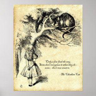 Cheshire kattaffisch poster