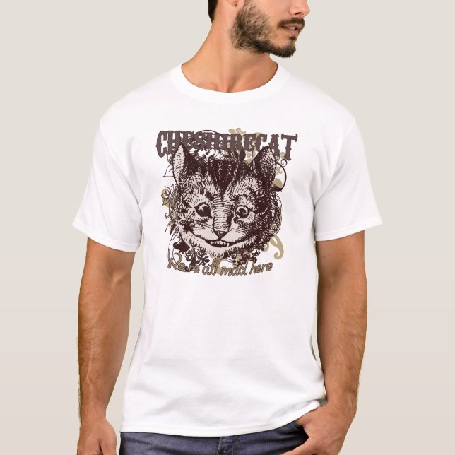 Cheshire kattCarnivale stil Tee Shirt (Framsida)