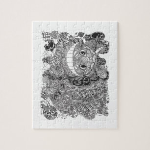 Cheshire kattdesign pussel