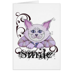 Cheshire kattkort hälsningskort