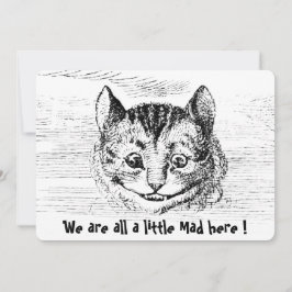 Chesire Cat - Alice In Wonderland-karaktär Anteckningskort