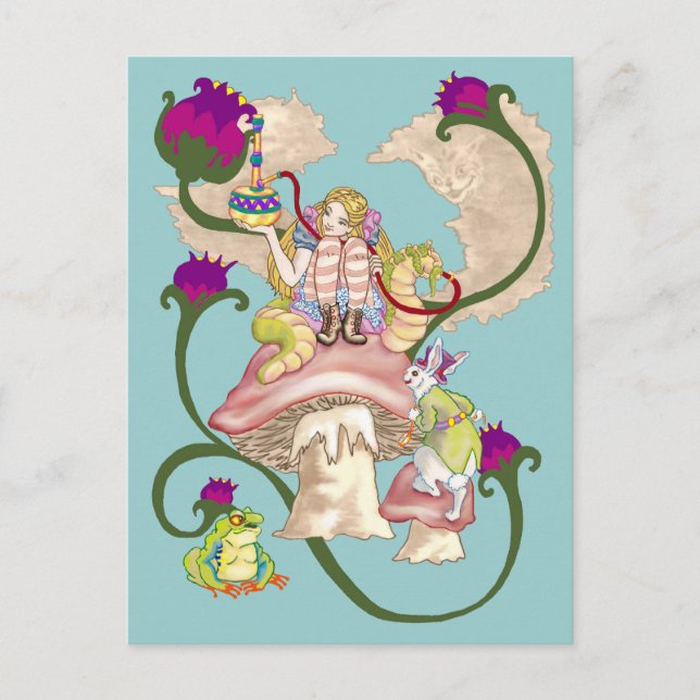 Chesire Smoke Vykort (Framsida)