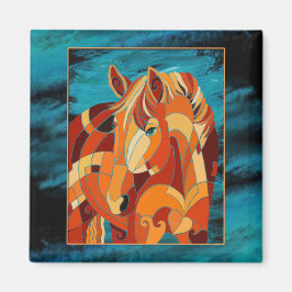 Chesnut Horse Magnet