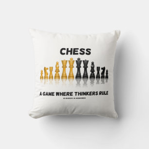 Chess a play where Thinkers Rule (Chess Set) Kudde