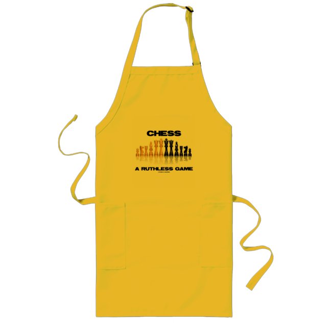 Chess A Ruthless-spel (reflekterande schackuppsätt Långt Förkläde (Framsidan)