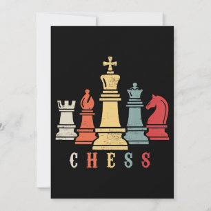 Chess Älskare Chess Set Checkmate Gift Julkort