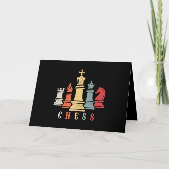 Chess Älskare| Chess Set Checkmate Gift Kort (Framsida)