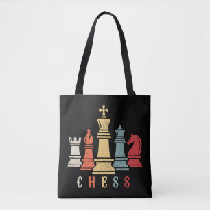 Chess Älskare Chess Set Checkmate Gift Tygkasse