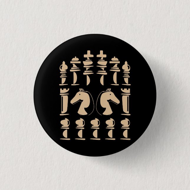 Chess:Älskare | Knight Chess Figur Chess Knapp (Framsida)