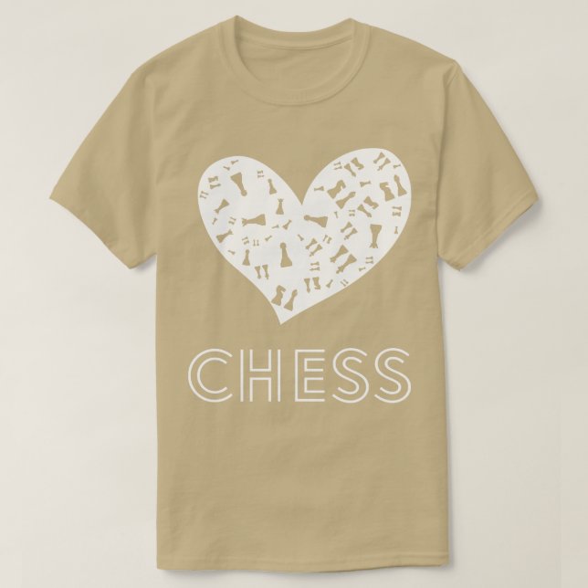 Chess Älskare T Shirt (Design framsida)