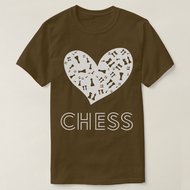 Chess Älskare T Shirt (Design framsida)