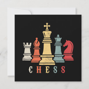 Chess Älskare Utkast för schackuppsättning Inbjudningar