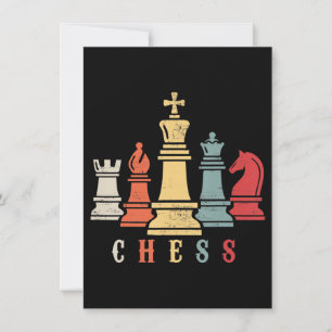 Chess Älskare Utkast för schackuppsättning Inbjudningar