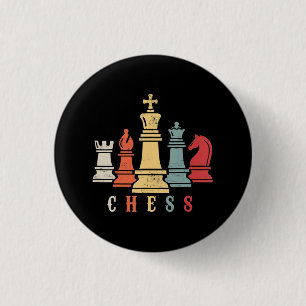 Chess Älskare Utkast för schackuppsättning Knapp