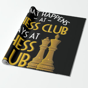 Chess Älskare Vad som händer i Chess Klubb Humor Presentpapper