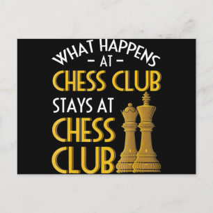 Chess Älskare Vad som händer vid Chess Klubb Hum Vykort