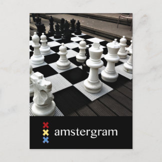 Chess Amsterdam Vykort