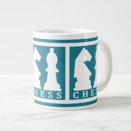 CHESS anpassningsbar färg jumbo mugg