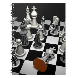 Chess Anteckningsbok Med Spiral