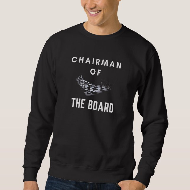 Chess Apparel Black Tee Lång Ärmad Tröja (Framsida)