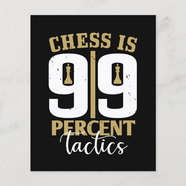 Chess är 99 % taktik (Framsida)