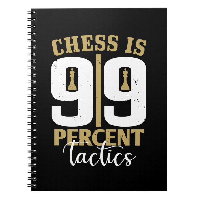 Chess är 99 % taktik anteckningsbok (Framsidan)