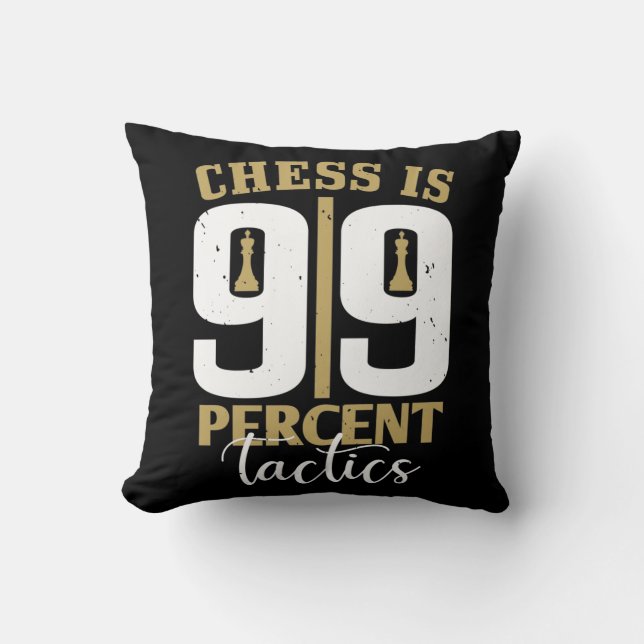 Chess är 99 % taktik kudde (Framsida)