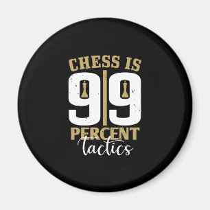 Chess är 99 % taktik magnet