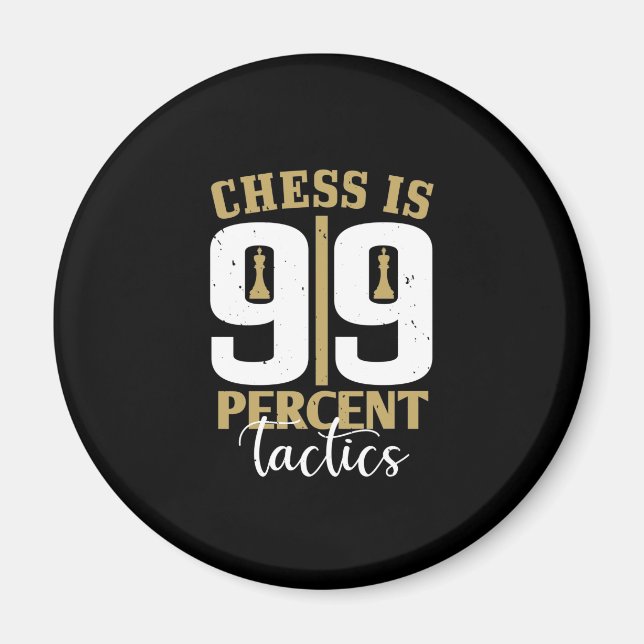 Chess är 99 % taktik magnet (Framsidan)
