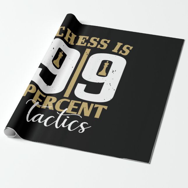 Chess är 99 % taktik presentpapper (Utrullad)