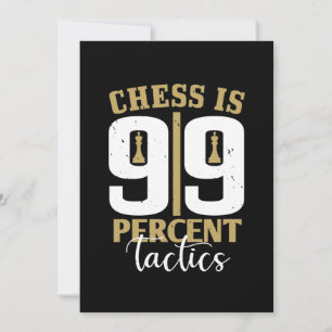 Chess är 99 % taktik spara datumet